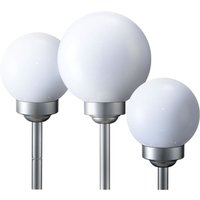 3er Set LED Solar Leuchte Kugeln Steckleuchten Gartenlampe Solarleuchte 15 und 20 cm Durchmesser 3er Set LED Solar Leuchte Kugeln Steckleuchten Gartenlampe Solarleuchte 15 und 20 cm Durchmesser von ETC-SHOP