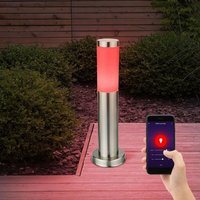 Außen Steh Leuchte Alexa Google Home Wifi app dimmer im Set inkl. rgb led Leuchtmittel Außen Steh Leuchte Alexa Google Home Wifi app dimmer im Set inkl. rgb led Leuchtmittel von ETC-SHOP
