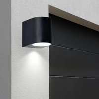 Außen Wand Strahler Spot Einfahrt Down Leuchte im Set inklusive led Leuchtmittel von ETC-SHOP