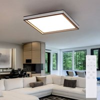 Deckenleuchte Wohnzimmerlampe Esszimmerleuchte Deckenlampe Panel, Metall Kunststoff Spiegel, dimmbar Fernbedienung, 1x led 24W 1500Lm 2700-6500K, l Deckenleuchte Wohnzimmerlampe Esszimmerleuchte Deckenlampe Panel, Metall Kunststoff Spiegel, dimmbar Fernbedienung, 1x led 24W 1500Lm 2700-6500K, l von ETC-SHOP