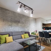 Deckenstrahler Deckenleuchte Strahler verstellbar led Spot Innenleuchte Wohnzimmerlampe Küchenleuchte 3x 3W 245 lm 3000K, l x h 38 x 10,5 cm Deckenstrahler Deckenleuchte Strahler verstellbar led Spot Innenleuchte Wohnzimmerlampe Küchenleuchte 3x 3W 245 lm 3000K, l x h 38 x 10,5 cm von ETC-SHOP