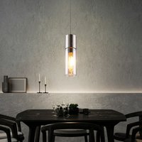 Etc-shop - Design Pendel Decken Lampe Wohn Zimmer Beleuchtung Glas Hänge Leuchte rauch von ETC-SHOP