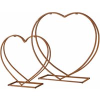 2er Set Regale Ofen Feuer Kamin Holz Aufbewahrung Eisen Edelrost Herzen Design Deko Ständer 2er Set Regale Ofen Feuer Kamin Holz Aufbewahrung Eisen Edelrost Herzen Design Deko Ständer von ETC-SHOP