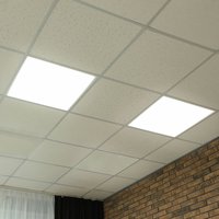 Etc-shop - 2x led Einbau Leuchte Decken Lampe Arbeits Zimmer alu Panel Büro Beleuchtung von ETC-SHOP