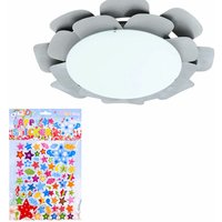 Etc-shop - Decken Leuchte Wand Lampe Kinder Zimmer Blume im Set inklusive Sticker und rgb led Leuchtmittel von ETC-SHOP