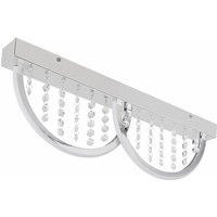 Etc-shop - Deckenleuchte Deckenlampe Designleuchte Küche Dimmbar Fernbedienung Nachtlicht rgb Memory Funktion, Metall K5 Kristalle opal verchromt, 1x von ETC-SHOP