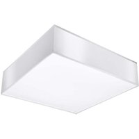 Etc-shop - Deckenleuchte Deckenlampe pvc Stahl Weiß Modern Wohnzimmer Esszimmer Küche von ETC-SHOP