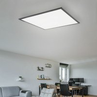 Etc-shop - Deckenleuchte Deckenpanel Aufbaupanel Designleuchte Deckenlampe Wohnzimmer, quadratisch weiß opal graphit, 1x led 12 Watt 800 Lumen Etc-shop - Deckenleuchte Deckenpanel Aufbaupanel Designleuchte Deckenlampe Wohnzimmer, quadratisch weiß opal graphit, 1x led 12 Watt 800 Lumen von ETC-SHOP