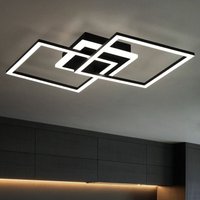 Etc-shop - Deckenleuchte Designleuchte Deckenlampe Schlafzimmerleuchte Wohnzimmer, Switch Dimmer 3 flammig, Metall schwarz matt modern, 1x led 25W Etc-shop - Deckenleuchte Designleuchte Deckenlampe Schlafzimmerleuchte Wohnzimmer, Switch Dimmer 3 flammig, Metall schwarz matt modern, 1x led 25W von ETC-SHOP