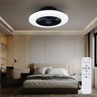 Etc-shop - Deckenventilator mit Beleuchtung und Fernbedienung leise Deckenleuchte mit Ventilator und Sterneneffekt, Dimmbar cct Nachtlicht Timer, 30 von ETC-SHOP