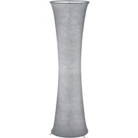 Etc-shop - Elegante Steh Stand Lampe Stoff Wohnraum Lobby Fußschalter Beleuchtung grau IP20 von ETC-SHOP