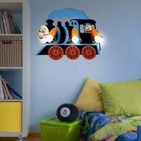 Etc-shop - Kinder Zimmer Decken Wand Beleuchtung Lokomotive im Set inklusive led Leuchtmittel von ETC-SHOP