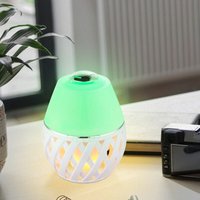 Lufterfrischer Farbwechsel Tischleuchte Raumerfischer Duftöl Diffuser ätherische Öle, Timer, rgb led Farbwechsel, DxH 14,8x20 cm von ETC-SHOP