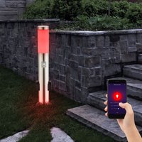 Smart Steh Lampe dimmbar Außen Steckdosen Bewegungsmelder Leuchte App Sprach Steuerung im Set inkl. rgb led Leuchtmittel Smart Steh Lampe dimmbar Außen Steckdosen Bewegungsmelder Leuchte App Sprach Steuerung im Set inkl. rgb led Leuchtmittel von ETC-SHOP