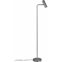 Etc-shop - Stehleuchte modern Stehlampe mit verstellbarem Spot silber Wohnraum Designlampe, Lese Spot Strahler, nickel matt, led 5 Watt 400lm von ETC-SHOP