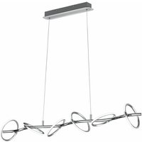 Hängeleuchte Pendelleuchte Switch Dimmer Esszimmerlampe Designleuchte Küche, schwenkbar 6 flammig, 6x led 4,2W 450Lm 3000K, HxBxT 150x115x17 cm von ETC-SHOP