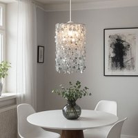 Kinder Pendel Leuchte silber Mädchen Spiel Zimmer Design Decken Hänge Lampe inkl. LED Leuchtmittel von ETC-SHOP