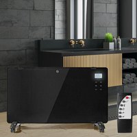 Konvektor Wandheizung Heizgerät Elektroheizer Verstellbares Thermostat 2 Wärmeeinstellungen Fernbedienung Timer Glas Badezimmerheizung 1000/2000 Watt Konvektor Wandheizung Heizgerät Elektroheizer Verstellbares Thermostat 2 Wärmeeinstellungen Fernbedienung Timer Glas Badezimmerheizung 1000/2000 Watt von ETC-SHOP