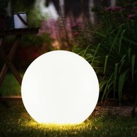 LED Solar Außen Steck Lampe Garten Beleuchtung Erdspieß Kugel Leuchte weiß Steckleuchte Solarlampe von ETC-SHOP
