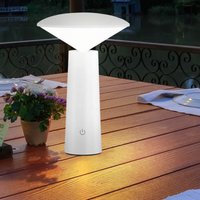LED Tischleuchte Garten Outdoor Leuchte Batterie Akku Außentischlampe, dimmbar CCT Schaltung schwenkbar IP44, 2W 200lm 3000K 4750K 6500K , DxH 14x21 LED Tischleuchte Garten Outdoor Leuchte Batterie Akku Außentischlampe, dimmbar CCT Schaltung schwenkbar IP44, 2W 200lm 3000K 4750K 6500K , DxH 14x21 von ETC-SHOP