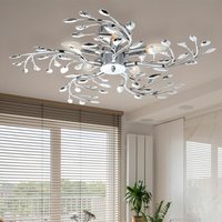 Etc-shop - led 20 Watt Decken Leuchte Chrom Acryl Esszimmer Äste Beleuchtung 5-flammig Lampe von ETC-SHOP