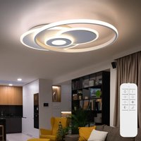 Etc-shop - led Deckenlampe Wohnzimmerleuchte Esszimmerlampe, dimmbar Fernbedienung, Memory Nachtlicht, 50W 3600lm warmweiß-kaltweiß 3000-6000K, l 54 von ETC-SHOP