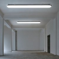 Etc-shop - led Feuchtraum Wannenleuchte Kellerleuchte 157 cm, led 22 Watt 1x 2000lm kaltweiß, 2er Set von ETC-SHOP