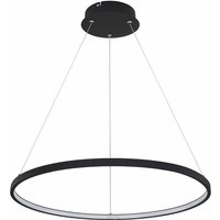 Led Hängeleuchte Esstisch Pendelleuchte Ring schwarz led Esszimmerlampe hängend, 1x 29W 1400lm 3000K, DxH 60x120 cm von ETC-SHOP