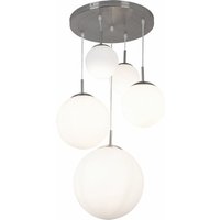 Led Hängeleuchte Hängelampe Pendelleuchte Pendellampe 5 Opal Glas Kugeln Leuchte Led Hängeleuchte Hängelampe Pendelleuchte Pendellampe 5 Opal Glas Kugeln Leuchte von ETC-SHOP