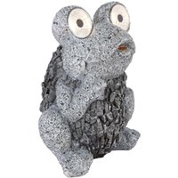 Led Solar Außen Steh Leuchte Frosch Figur grau Terrassen Beleuchtung Garten Deko von ETC-SHOP