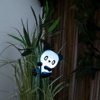 Led Solar Steck Leuchte Panda Bär Garten Deko Erdspieß Blätter Blumen Topf Balkon Lampe von ETC-SHOP