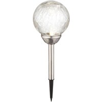 RGB LED Solar Leuchte Steck Lampe Beleuchtung Glas Kugel Außen Strahler Farbwechsel von ETC-SHOP