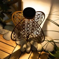 Solarkugel rost für Außen Solarleuchte rost Garten Solarlampe mit Erdspieß, Lichteffekt Muster Lebensblume, 1x led warmweiß, DxH 20 x 31 cm Solarkugel rost für Außen Solarleuchte rost Garten Solarlampe mit Erdspieß, Lichteffekt Muster Lebensblume, 1x led warmweiß, DxH 20 x 31 cm von ETC-SHOP