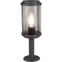 Stehleuchte Außenleuchte Gartenlampe Wegeleuchte Terrassenleuchte Eingangsbereich, IP44, anthrazit, 1x E27 Fassung, DxH 14x40 cm von ETC-SHOP