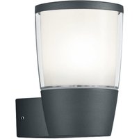 Etc-shop - Wandleuchte Außenleuchte Außenlampe Wandlampe Hauswandleuchte Balkon, anthrazit IP54, 1x led 7 Watt 700 Lumen warmweiß, HxB 17x11 cm von ETC-SHOP