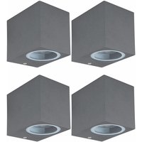 Wandstrahler Außenleuchte Haustür Fassadenleuchte anthrazit Wandleuchte für Ihre Terrasse, Fernbedienung dimmbar Farbwechsel, 1x RGB LED 3,5W, BxH Wandstrahler Außenleuchte Haustür Fassadenleuchte anthrazit Wandleuchte für Ihre Terrasse, Fernbedienung dimmbar Farbwechsel, 1x RGB LED 3,5W, BxH von ETC-SHOP