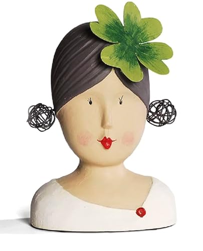 ETC Baden Import Ladykopf Dekokopf Dekobüste Dame mit Kleeblatt ETC Baden Import Ladykopf Dekokopf Dekobüste Dame mit Kleeblatt von ETC