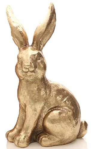 ETC putziger frühlingshafter Osterhase als Ostermoppel in sattem Gold in verschiedenen Größen (1 x groß linksblickend) von ETC