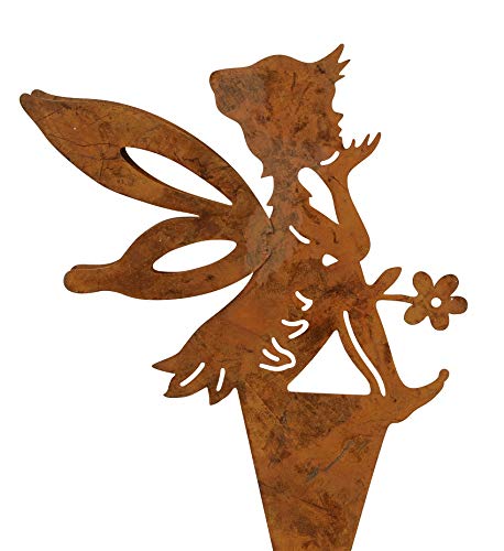 dekorativer Deko-Stecker Garten-Stecker Pick Elfe Fee Blumenkind Metall edelrost dekorativer Deko-Stecker Garten-Stecker Pick Elfe Fee Blumenkind Metall edelrost von ETC