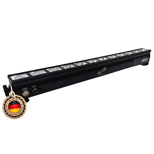 ETEC Professional Akku LED Bar E1202 RGBW+WW - Kabelloser Effektstrahler für Partylicht und Musikgesteuerte Beleuchtung - Bis zu 18 Stunden Laufzeit - DJ Licht, Disco Licht, Bühnenlicht ETEC Professional Akku LED Bar E1202 RGBW+WW - Kabelloser Effektstrahler für Partylicht und Musikgesteuerte Beleuchtung - Bis zu 18 Stunden Laufzeit - DJ Licht, Disco Licht, Bühnenlicht von ETEC