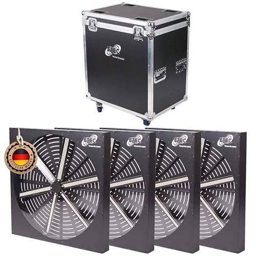 ETEC Professional LED Fan 7070 RGB Ventilator Licht Effekt TV Studio Show Bühne Dekoration DJ Set mit Flightcase Tourpack DMX Veranstaltung Bühnenbeleuchtung ETEC Professional LED Fan 7070 RGB Ventilator Licht Effekt TV Studio Show Bühne Dekoration DJ Set mit Flightcase Tourpack DMX Veranstaltung Bühnenbeleuchtung von ETEC