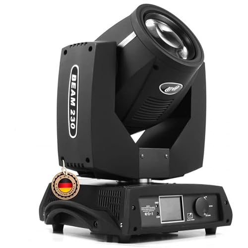 ETEC Professional Pro Beam 7R Beam Moving Head Gobo Disco Sharpy Effekt Scheinwerfer Spot 230 Watt Entladungslampe DMX Veranstaltung Bühnenbeleuchtung Licht Party Show DJ Farbmischung von ETEC