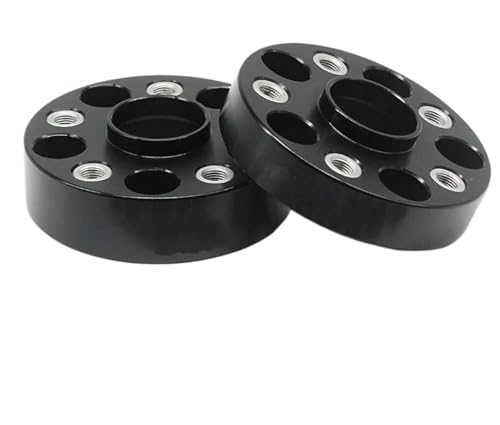 ETEKGVYVA Auto Distanzscheiben Universal M12x1.5 12x1.25 14x1.5 2 Stück 25/30/35mm 5x108 65,1mm Auto Rad Spacer Adapter 5 Lugs Anzug Auto Felgen Zubehör Spurverbreiterungen(2PCS 25mm M12x1.5) von ETEKGVYVA