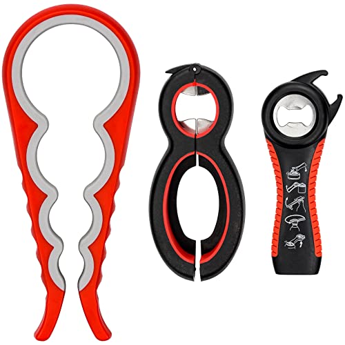 Glasöffner Greifer, 3 Stücke Glasöffner Flaschenöffner Glas-Flaschenöffner, Multifunktions Flaschenöffner von ETELIAR