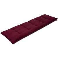 Etérea - 120x40 cm Maxi Sitzkissen Paletti Bordeaux - Rot von ETÉREA