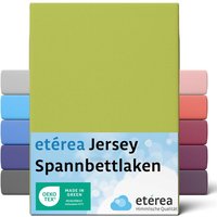 Comfort Jersey Spannbettlaken Jade 140x200 cm - 160x200 cm - Jade - Etérea von ETÉREA