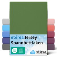 Etérea - Comfort Jersey Spannbettlaken Kaktus 140x200 cm - 160x200 cm - Kaktus von ETÉREA