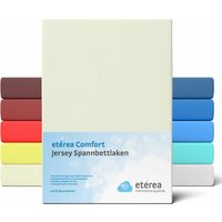 Etérea - Comfort Jersey Spannbettlaken Natur, 200x200 cm - 200x220 cm - Natur von ETÉREA