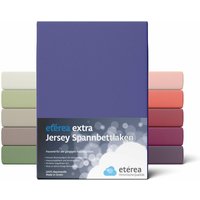 etérea Extra Jersey Spannbettlaken Marine 140x200 - 160x220 cm - Marine von ETÉREA