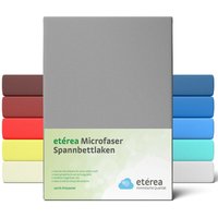 etérea Microfaser Spannbettlaken Frost Grau, 100x200 - 120x200 cm - FrostGrau von ETÉREA